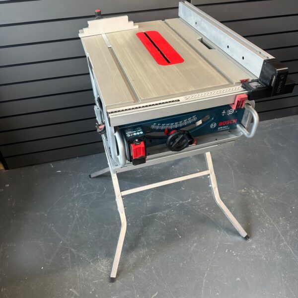 Bosch GTS 10 J Professional Table Saw 240V With Stand Blade Fence And Accessorie