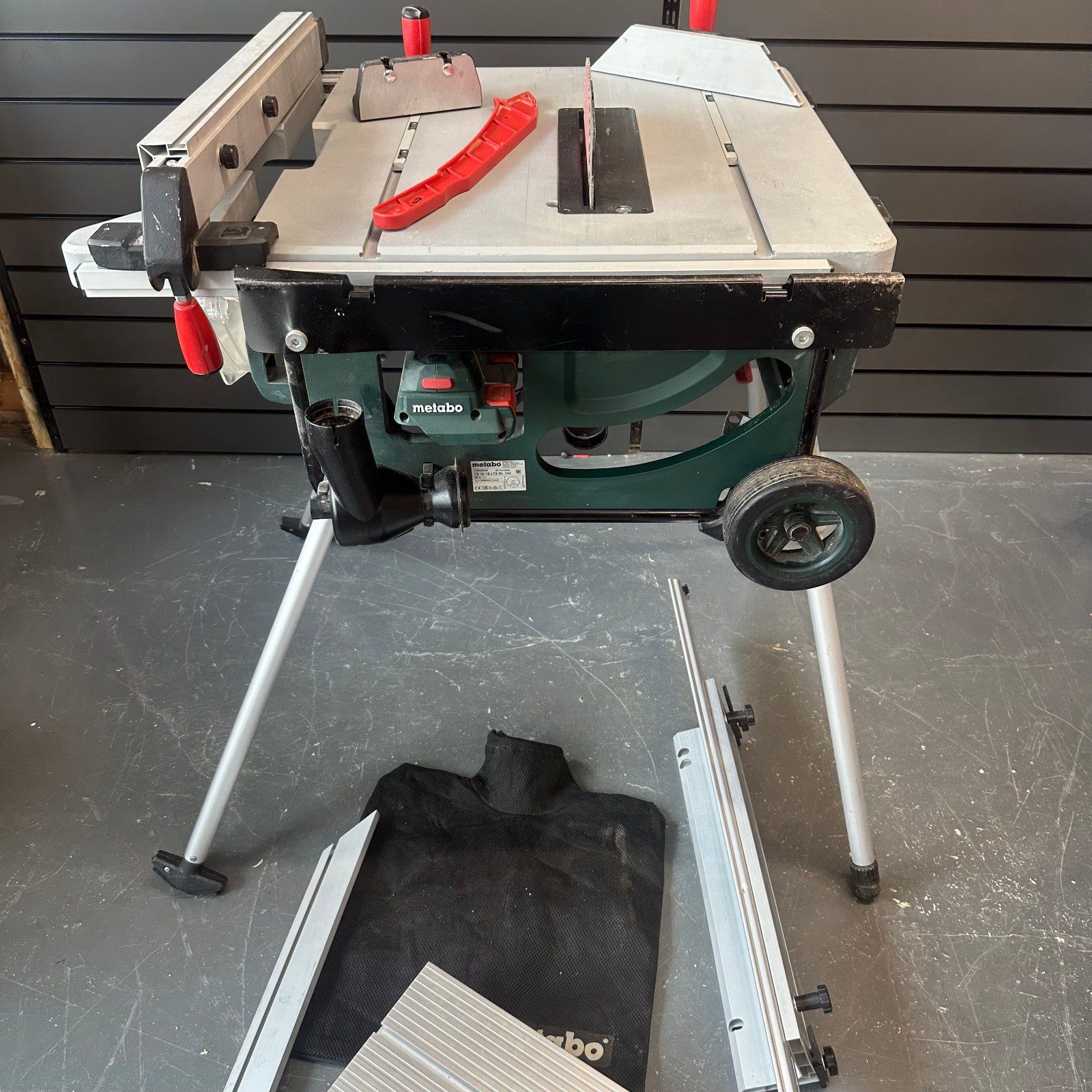 Metabo TS 36-18 LTX BL 254 36V Cordless Battery Table Saw With Stand Accessories - Image 1