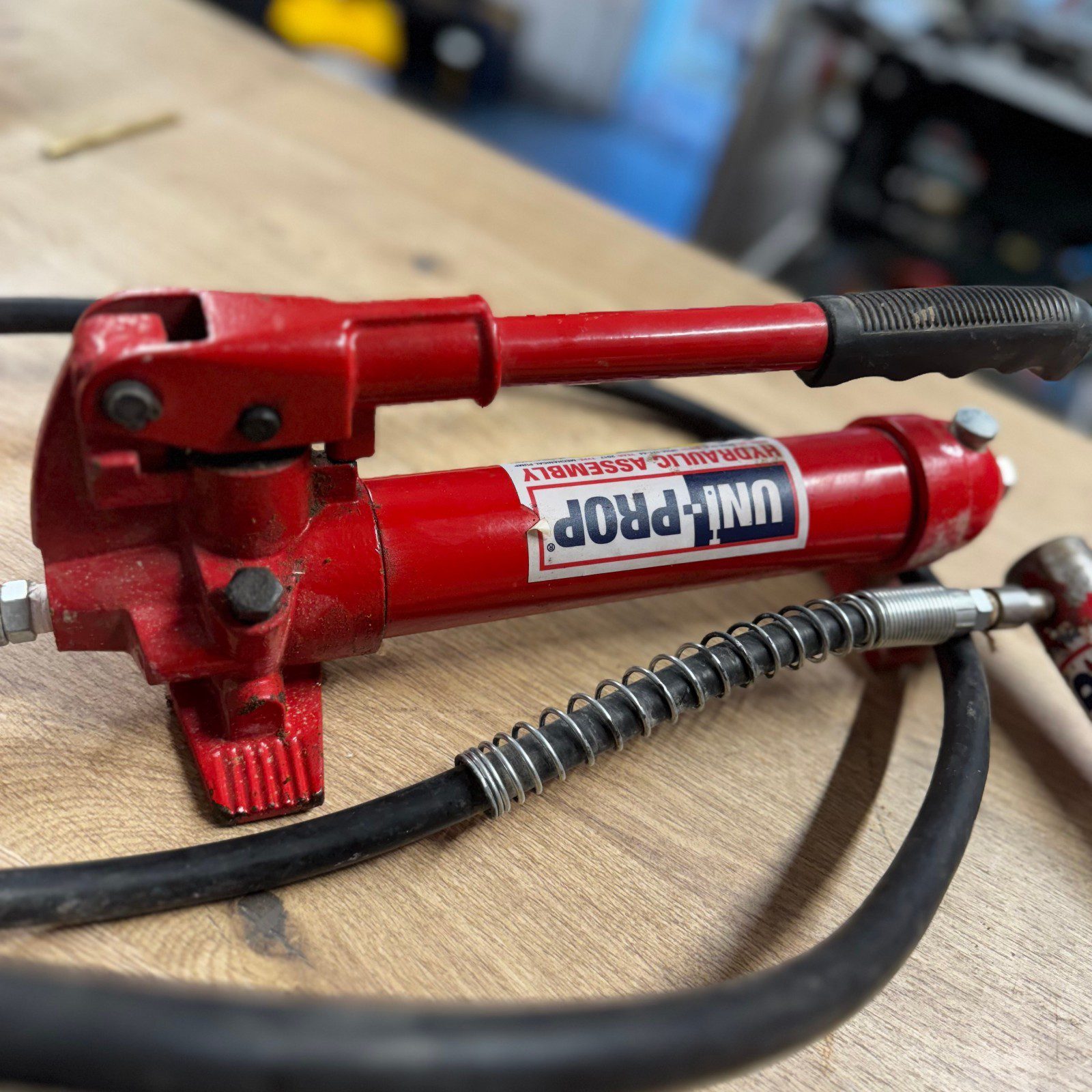 Uni-Prop UPHA-17-A Hydraulic Assembly Mechanical Pump 4 Ton With Hose Case Manua - Image 10