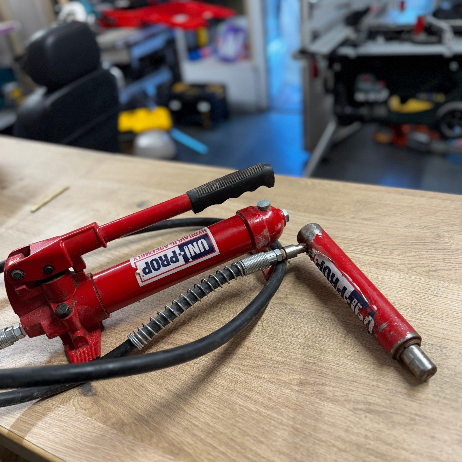 Uni-Prop UPHA-17-A Hydraulic Assembly Mechanical Pump 4 Ton With Hose Case Manua - Image 13
