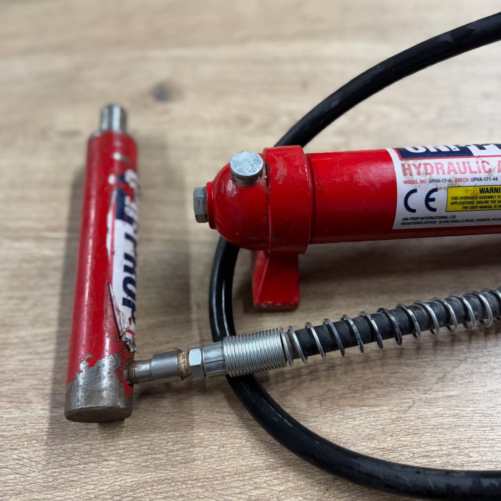 Uni-Prop UPHA-17-A Hydraulic Assembly Mechanical Pump 4 Ton With Hose Case Manua - Image 18