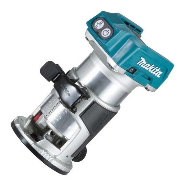 Makita DRT50ZJ 18V LXT Brushless Router Trimmer Kit with Plunge Base & Case