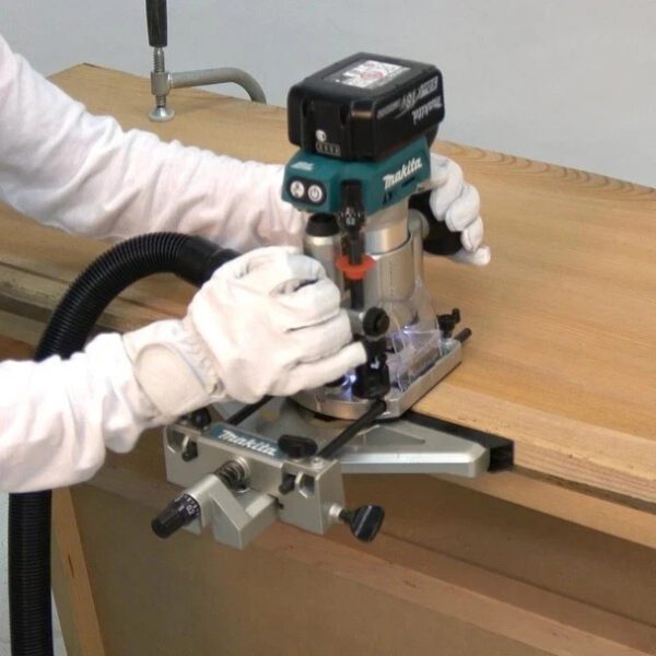 Makita DRT50ZJ 18V LXT Brushless Router Trimmer Kit with Plunge Base & Case