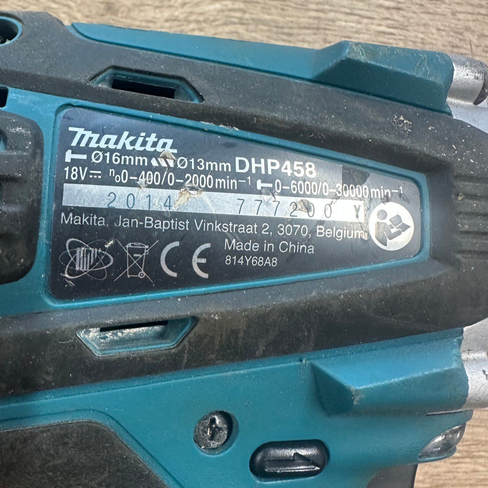 Makita DHP458 18V LXT Cordless Combi Drill Driver Body Only - Image 3