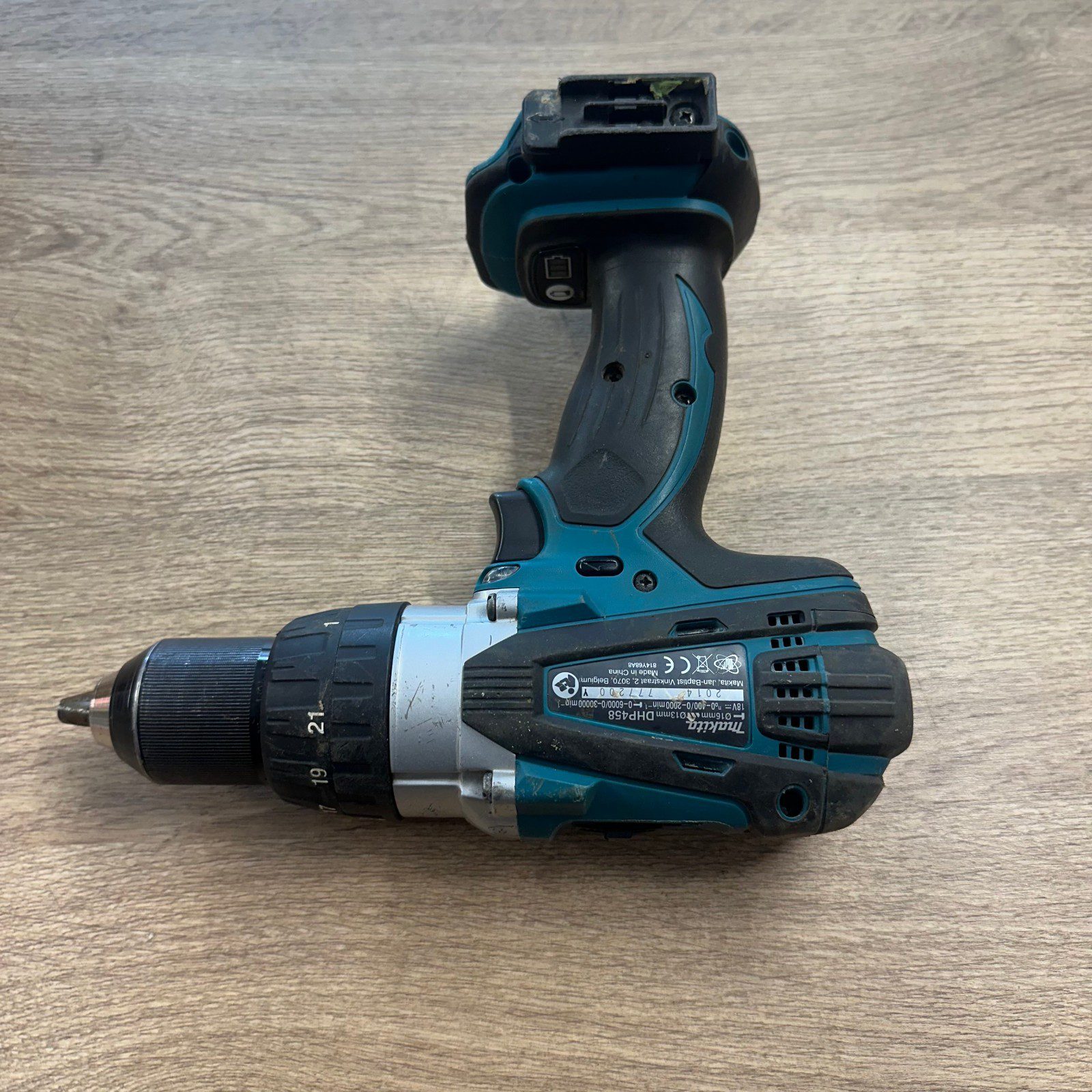 Makita DHP458 18V LXT Cordless Combi Drill Driver Body Only - Image 8