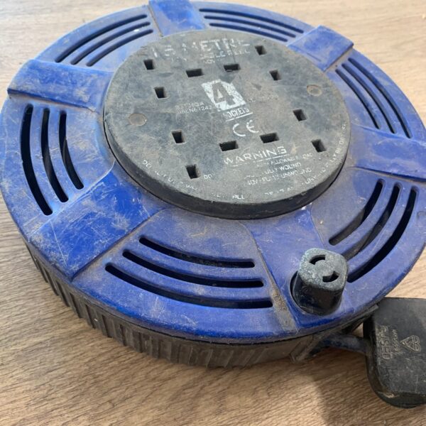 Masterplug 4 Socket Cable Reel Extension Lead 13A 10m 240V Used Tested UK