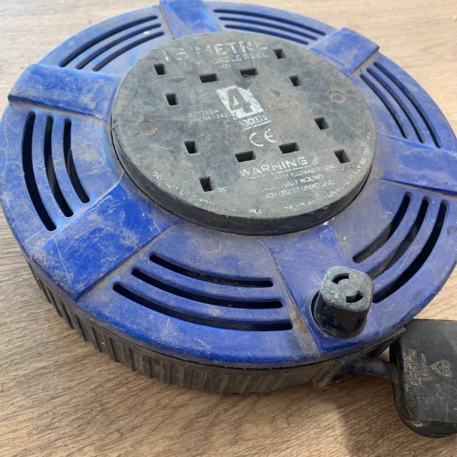 Masterplug 4 Socket Cable Reel Extension Lead 13A 10m 240V Used Tested UK - Image 2