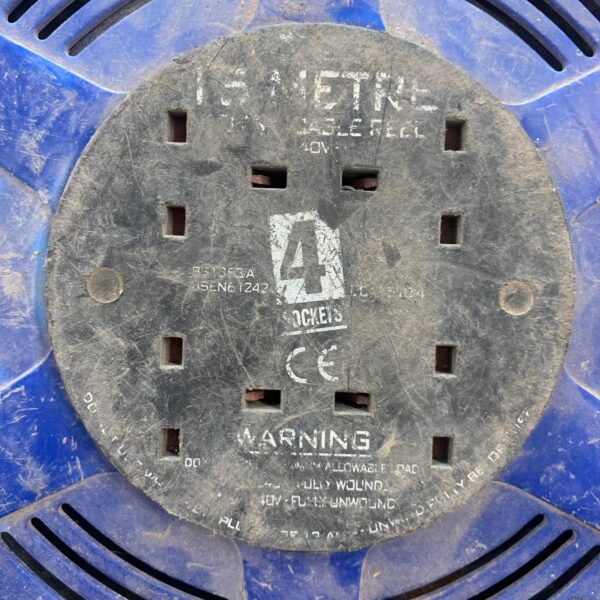 Masterplug 4 Socket Cable Reel Extension Lead 13A 10m 240V Used Tested UK