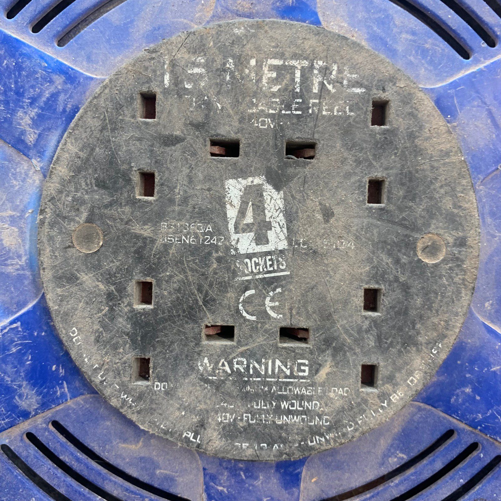 Masterplug 4 Socket Cable Reel Extension Lead 13A 10m 240V Used Tested UK - Image 10