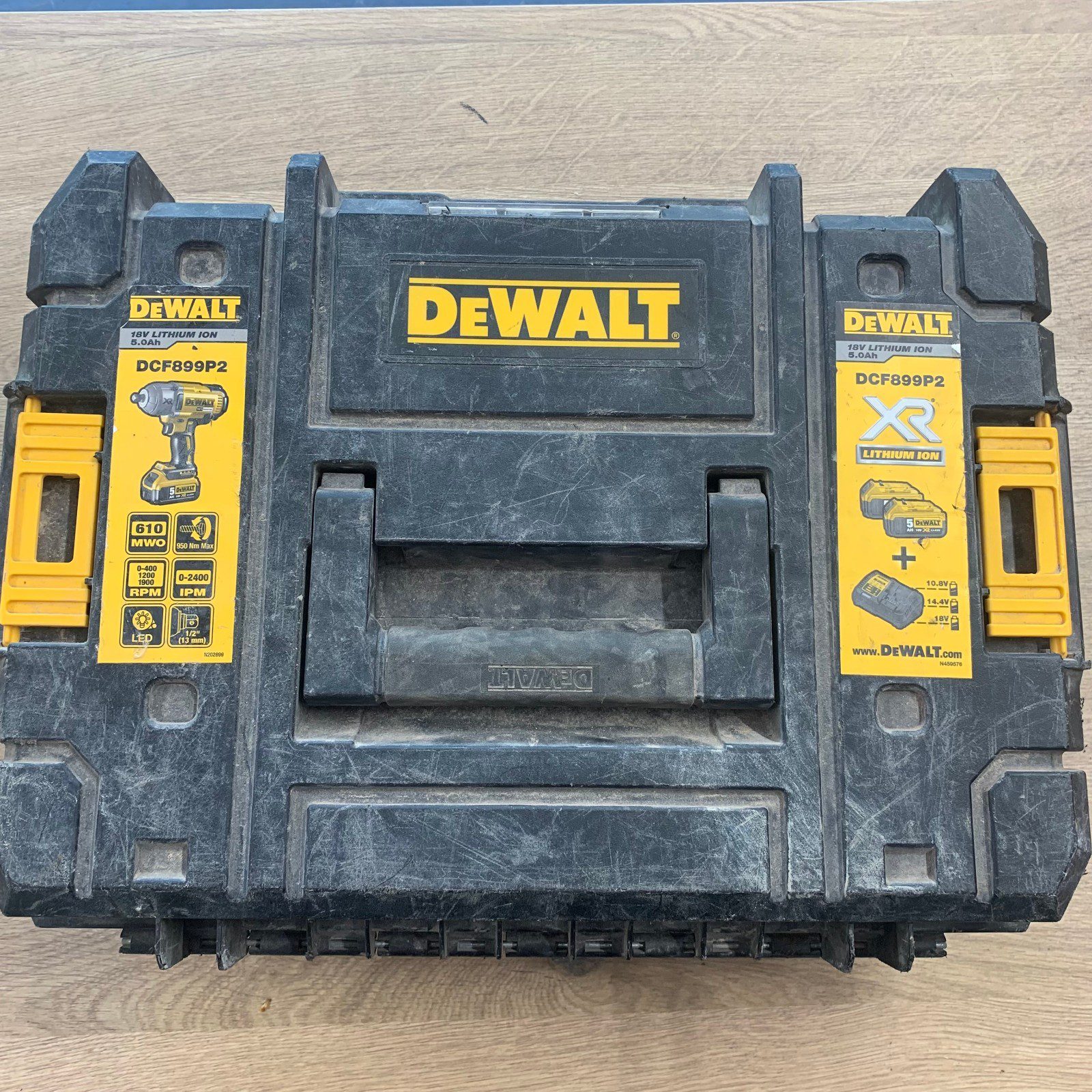 DeWalt DCF899P2 XR Impact Wrench Carry Case Empty Storage Box Only - Image 1