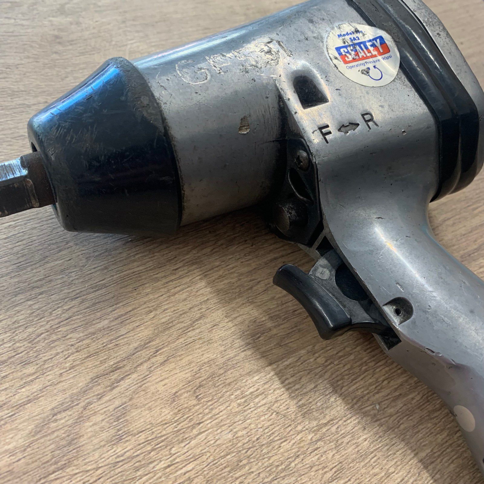 Sealey SA2 1/2" Square Drive Air Impact Wrench Pneumatic 90 PSI Used - Image 4