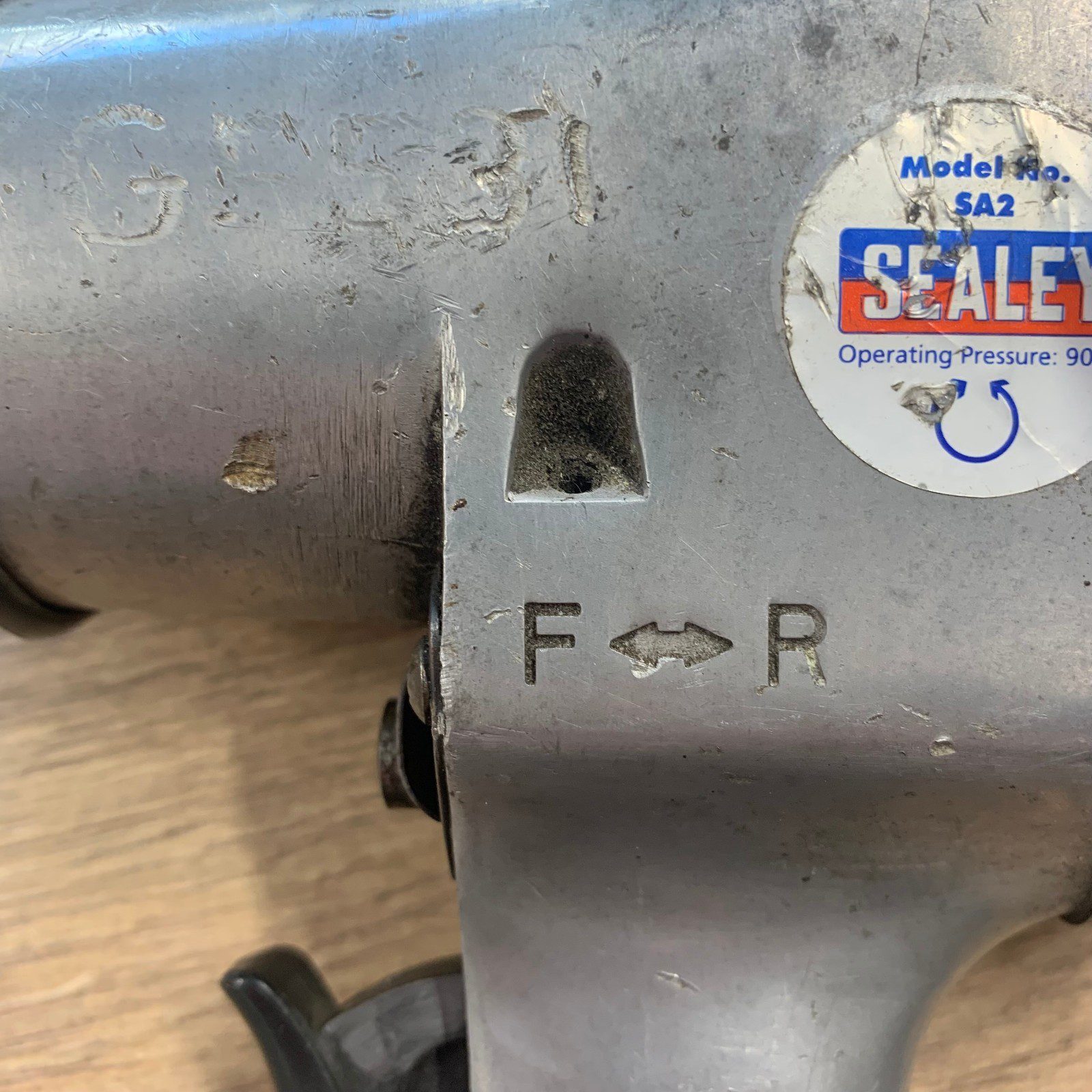 Sealey SA2 1/2" Square Drive Air Impact Wrench Pneumatic 90 PSI Used - Image 10