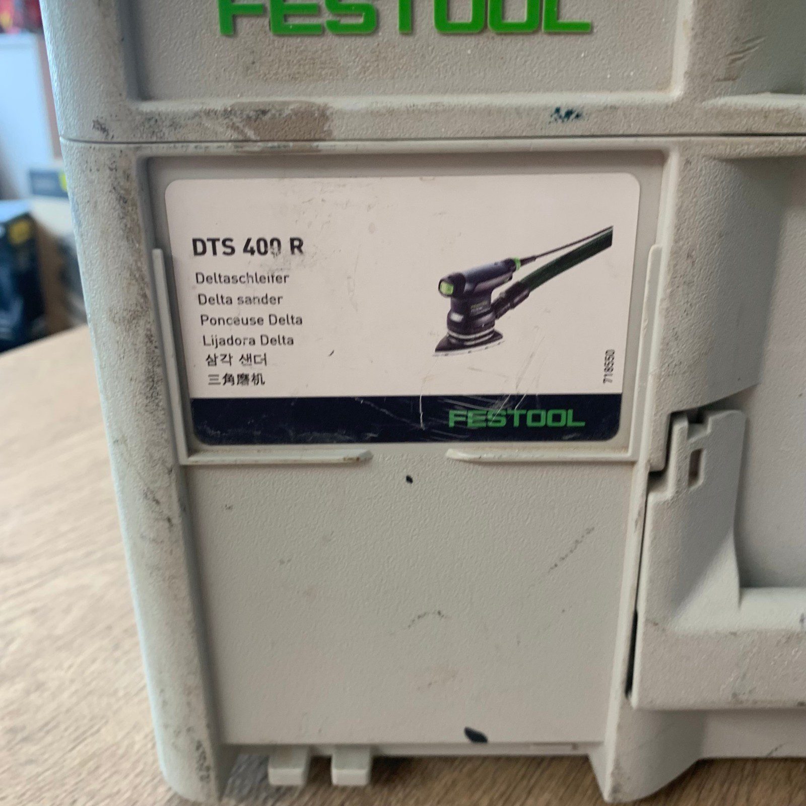 Festool DTS 400 REQ-Plus 240V Delta Sander 250W Systainer Accessory Set Used Kit - Image 4