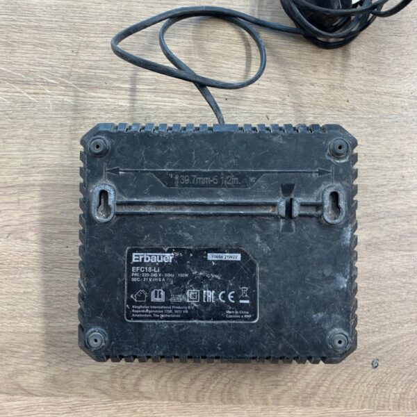 Erbauer EFC18-Li 18V Fast Battery Charger Used