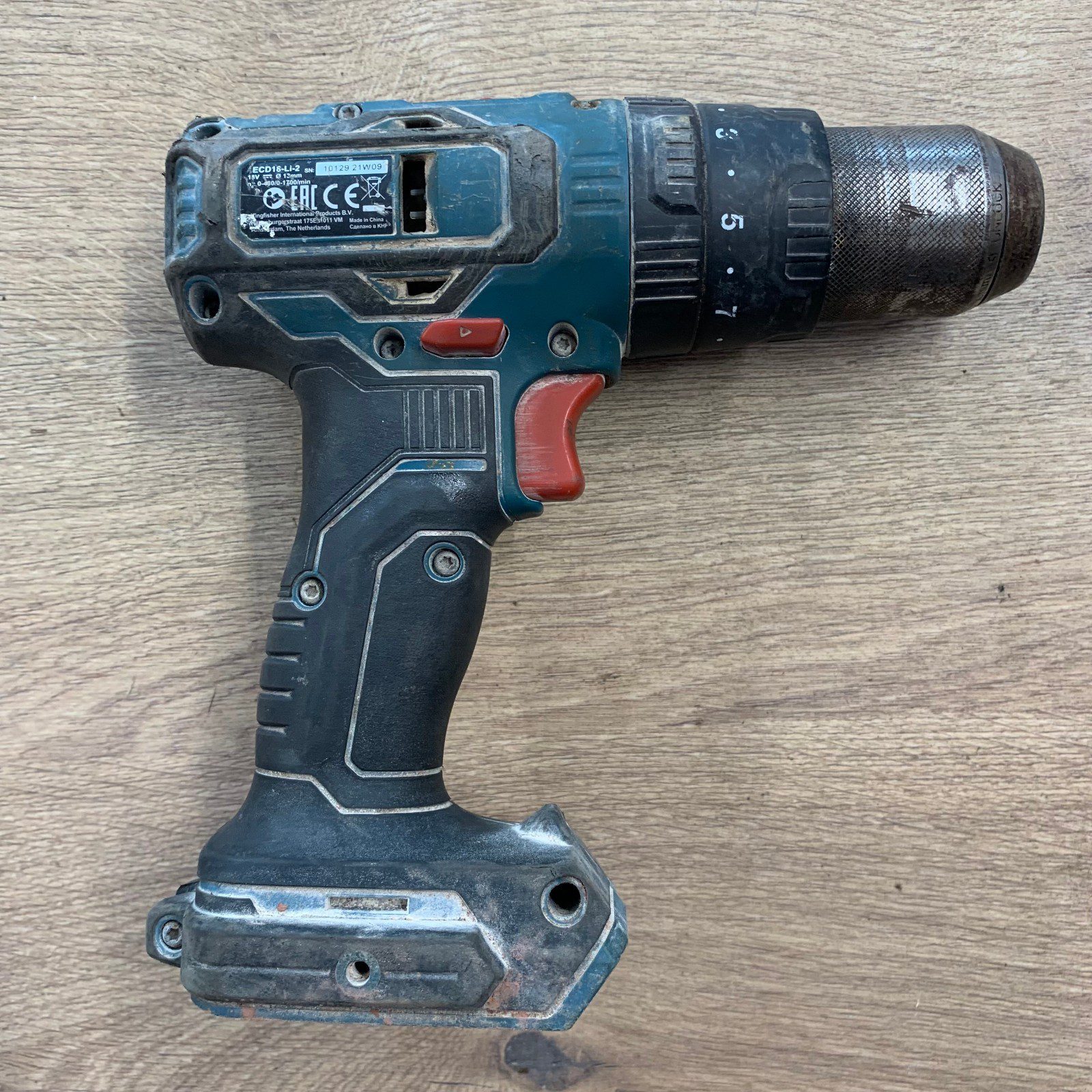 Erbauer EXT Brushless ECD18-Li-2 18V Cordless Drill Driver Body Only Used - Image 5