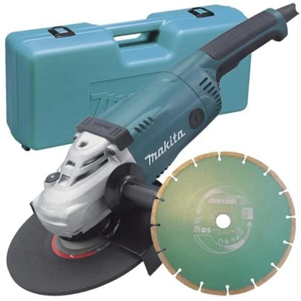 Makita GA9020 110V 230mm 2000W Angle Grinder With Case Diamond Blade New