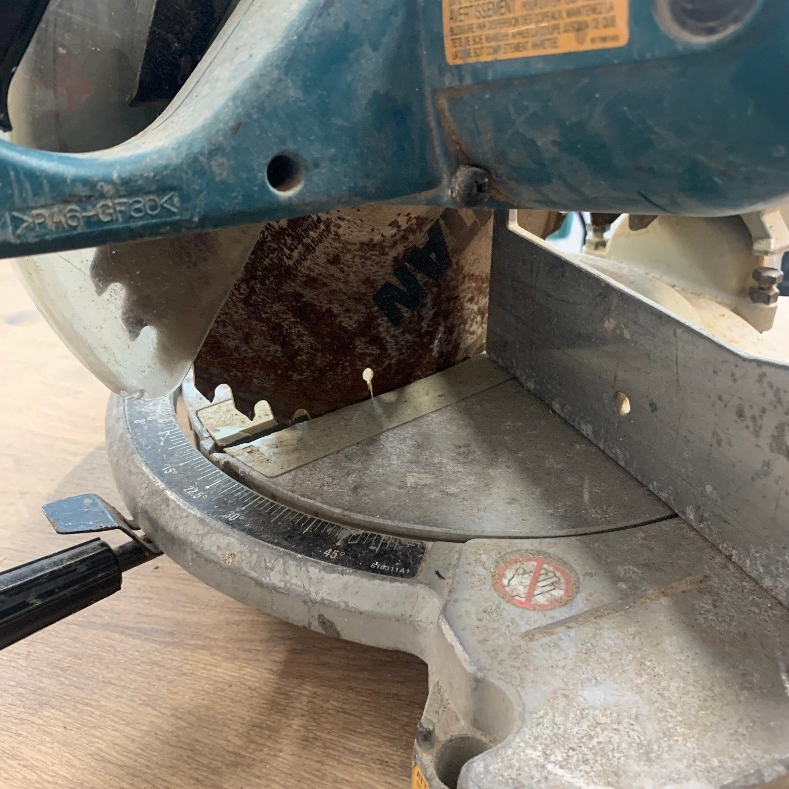 Makita LS1040 110V 260mm Compound Mitre Saw 1650W Chop Saw Used - Image 7