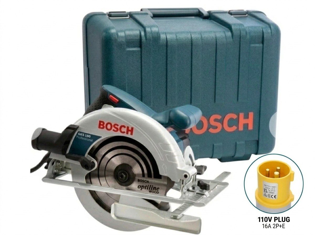Bosch GKS 190 110V Professional Circular Saw 190mm 1250W With Case New - Image 1