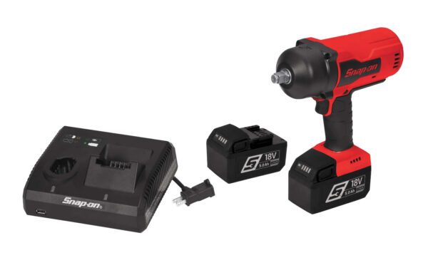 Snap-on CT9080U2 1/2" Impact Wrench Kit 18V 2x 5.0Ah Batteries Charger