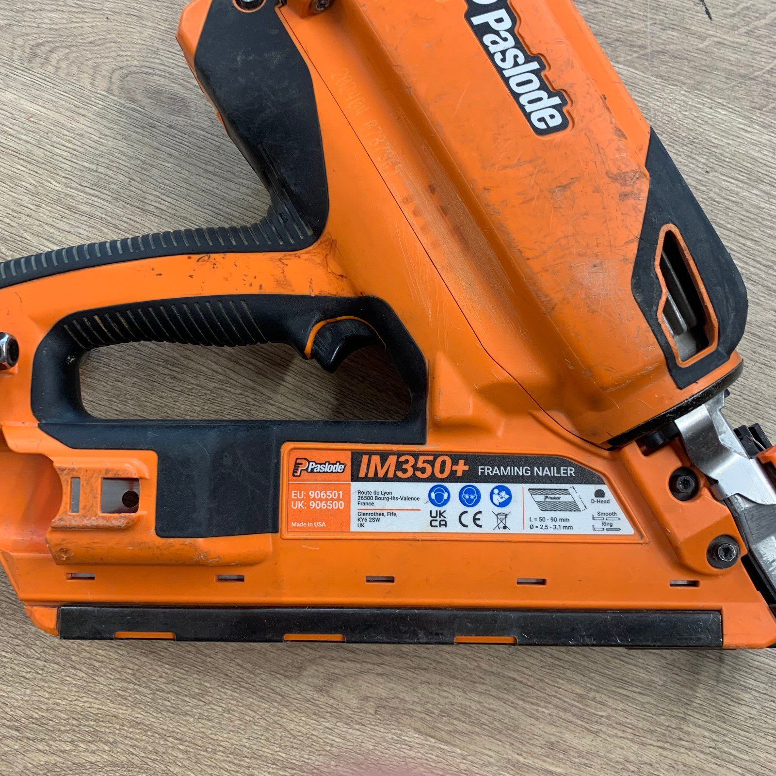 Paslode IM350+ First Fix Framing Nailer Gas Nail Gun Body Only Used - Image 9
