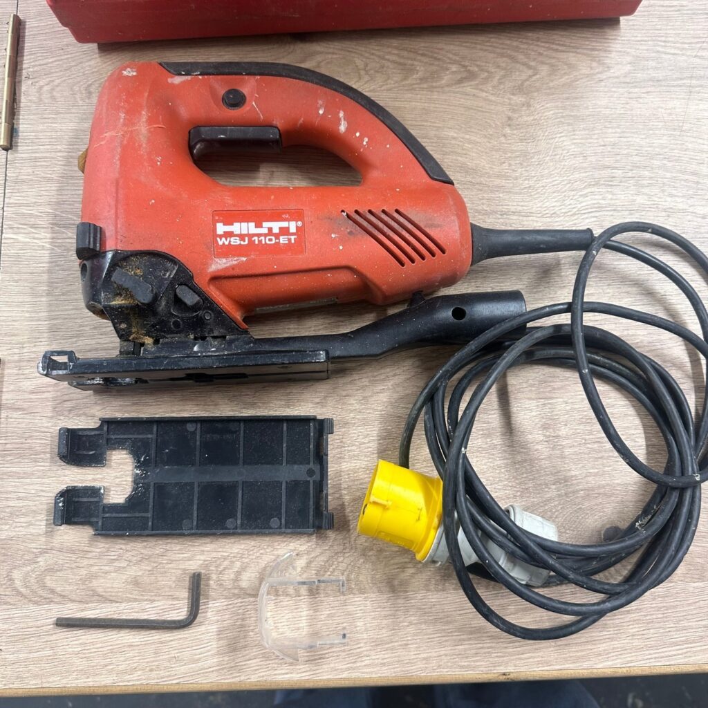 Hilti WSJ 110-ET 110V Jigsaw Corded Saw With Case Handle Guard Accessories Tool