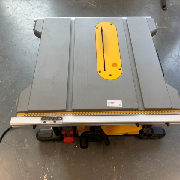DeWalt DWE7485 230V 210mm Table Saw 1850W Portable Site Saw Used