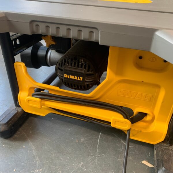 DeWalt DWE7485 230V 210mm Table Saw 1850W Portable Site Saw Used