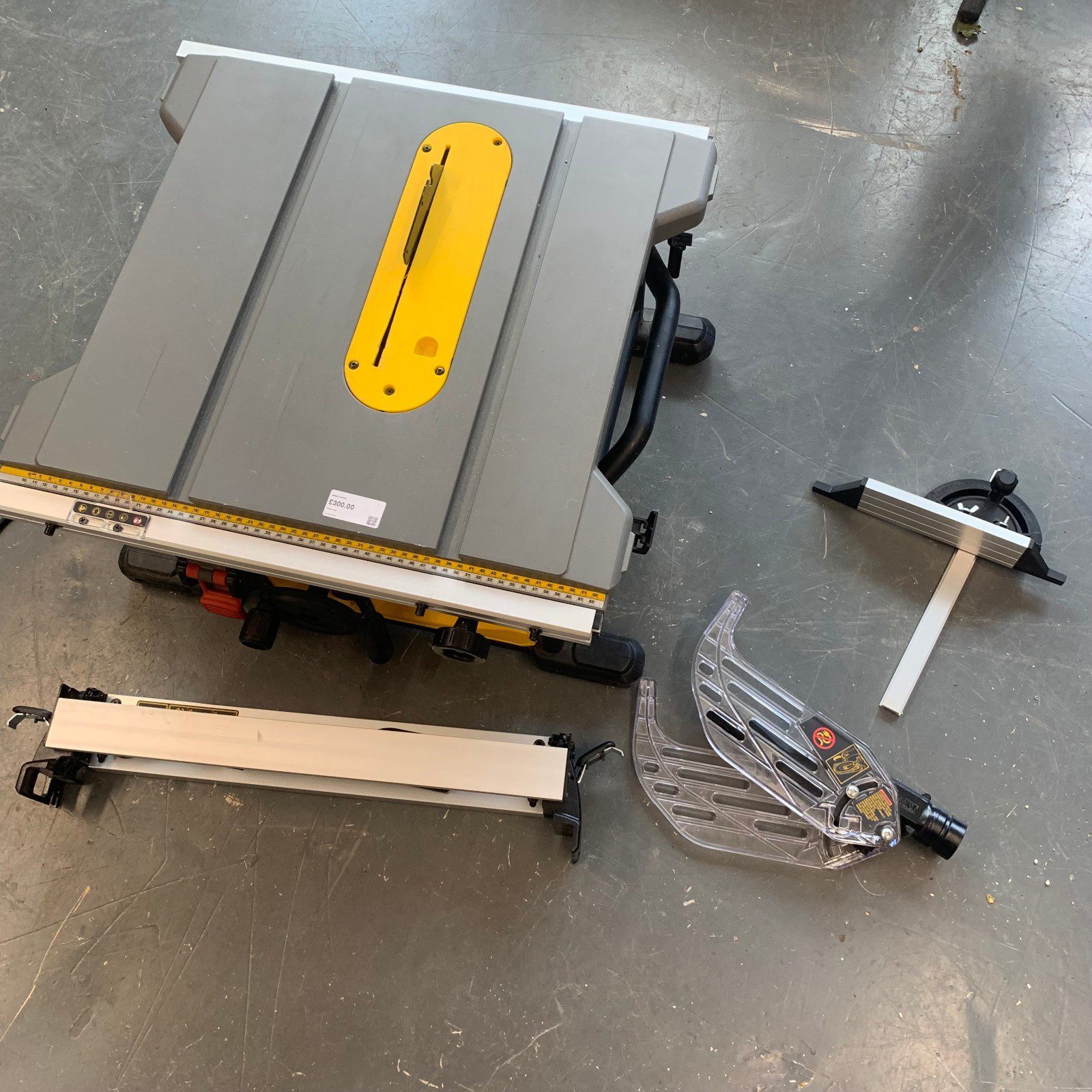 DeWalt DWE7485 230V 210mm Table Saw 1850W Portable Site Saw Used - Image 17