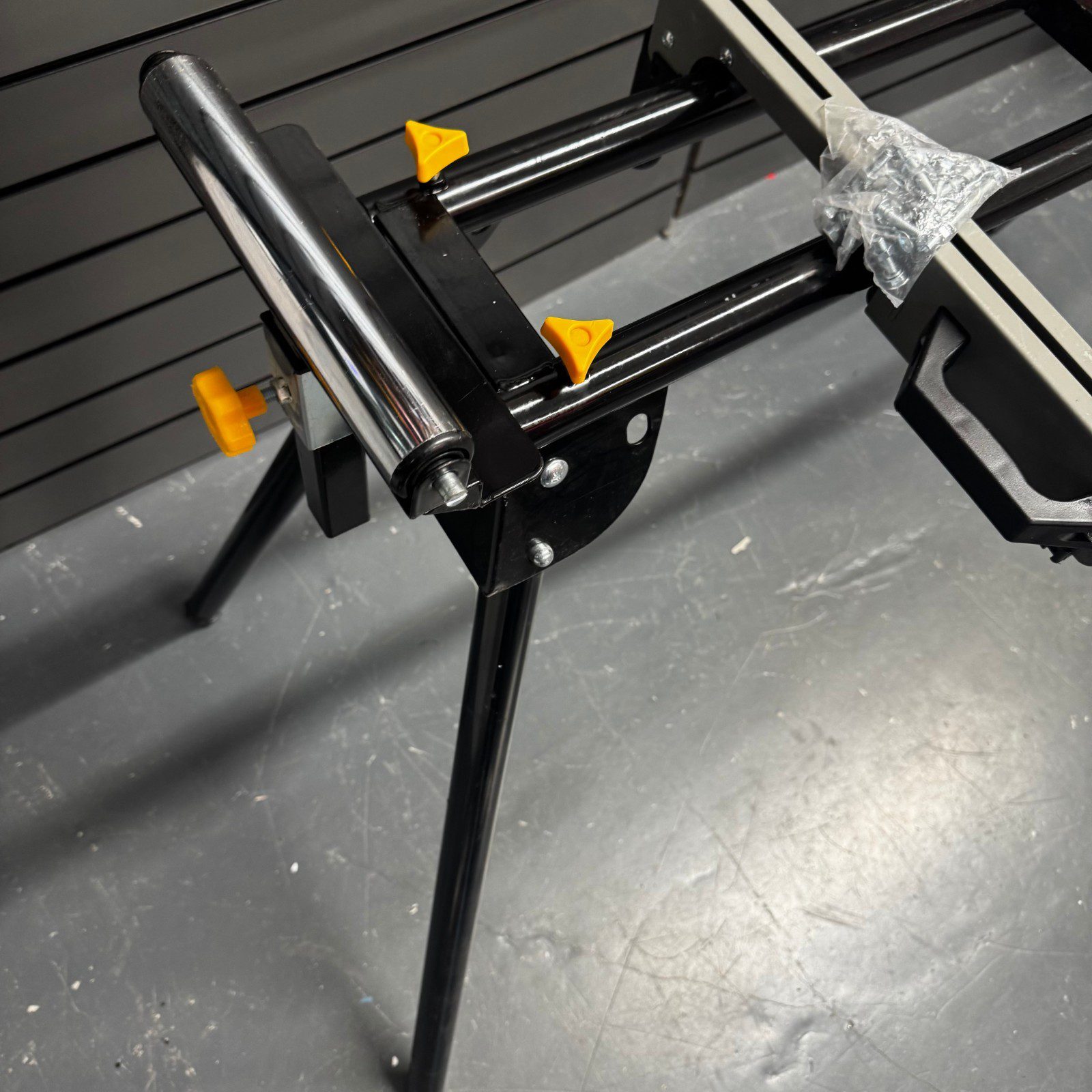 Titan TTU806ACC Mitre Saw Stand Adjustable Folding Roller Work Support Used - Image 11