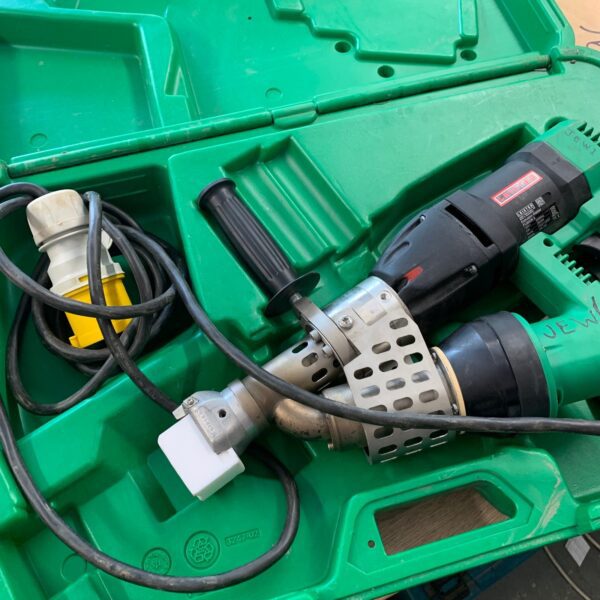 Leister Fusion 2 120V 2800W Plastic Extrusion Welder With Case Used