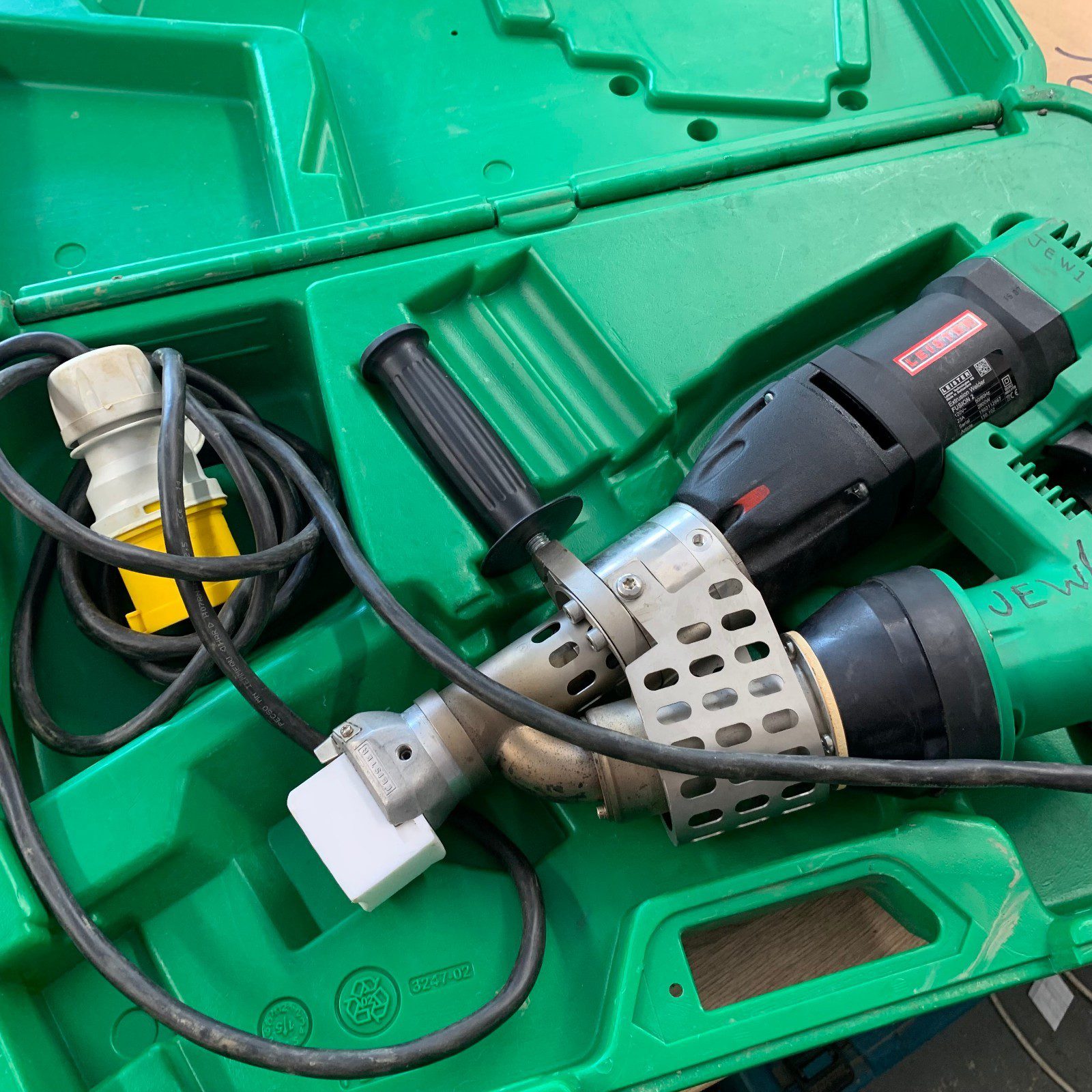Leister Fusion 2 120V 2800W Plastic Extrusion Welder With Case Used - Image 1