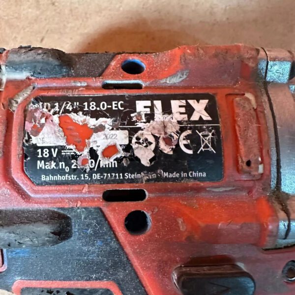 Flex 18V Impact Driver Brushless 1/4" 237Nm ID18.0-EC Bare Unit Tool Kit
