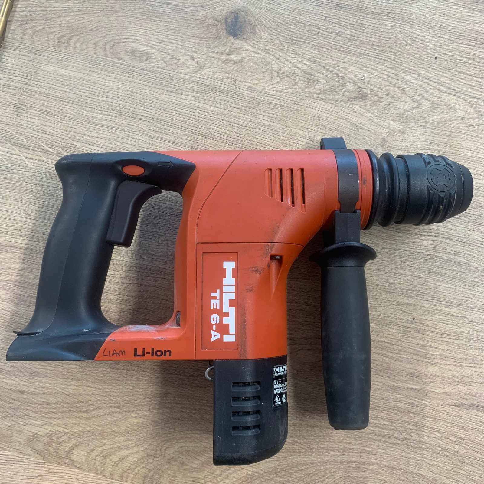 Hilti TE 6-A 36V Li-Ion CPC SDS Plus Rotary Hammer Drill With Battery Used - Image 6