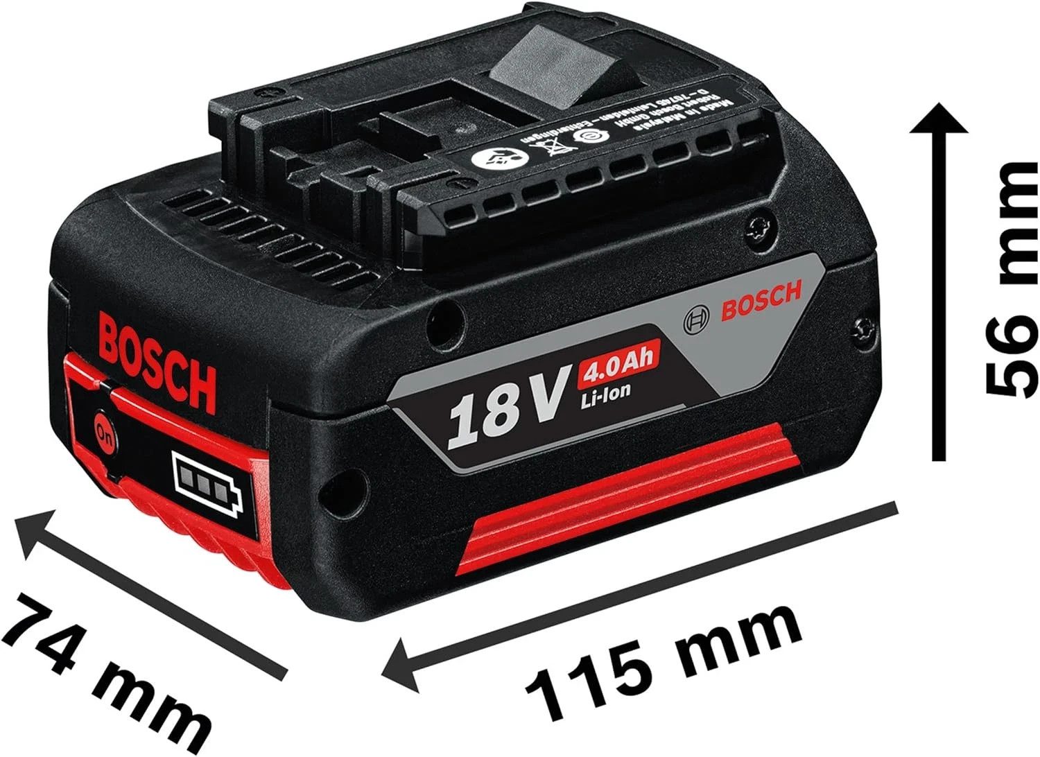 Bosch GBA Professional 18V 4.0Ah Li-Ion Battery Pack New - Image 3