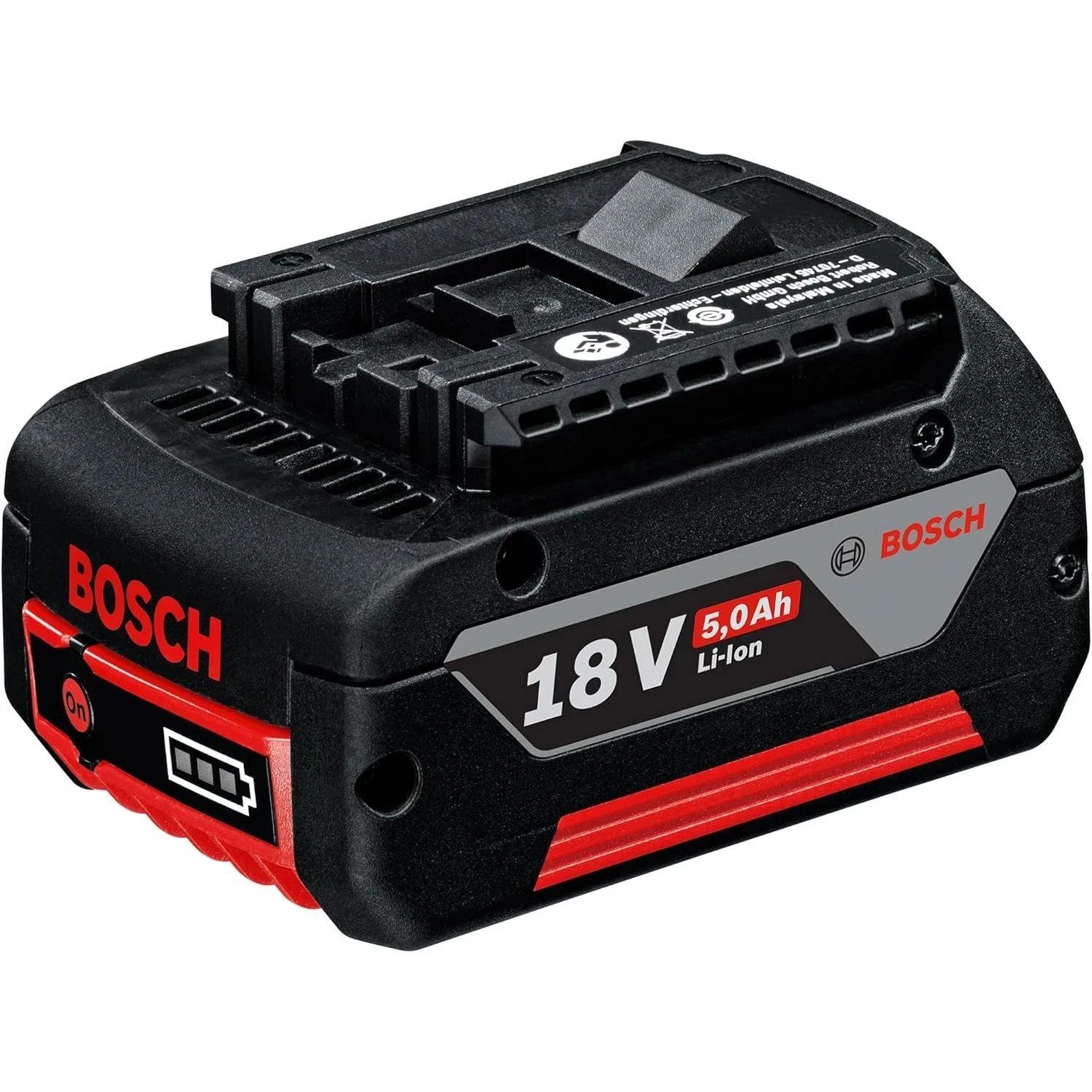 Bosch Professional GBA 18V 5.0Ah Battery Pack Rechargable Lithium-Ion Black - Image 1