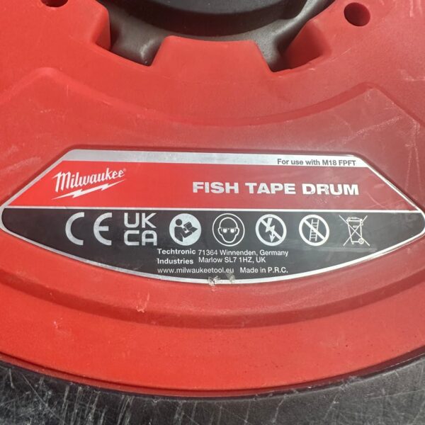 Milwaukee M18 FPFT Fish Tape Drum Accessory Used