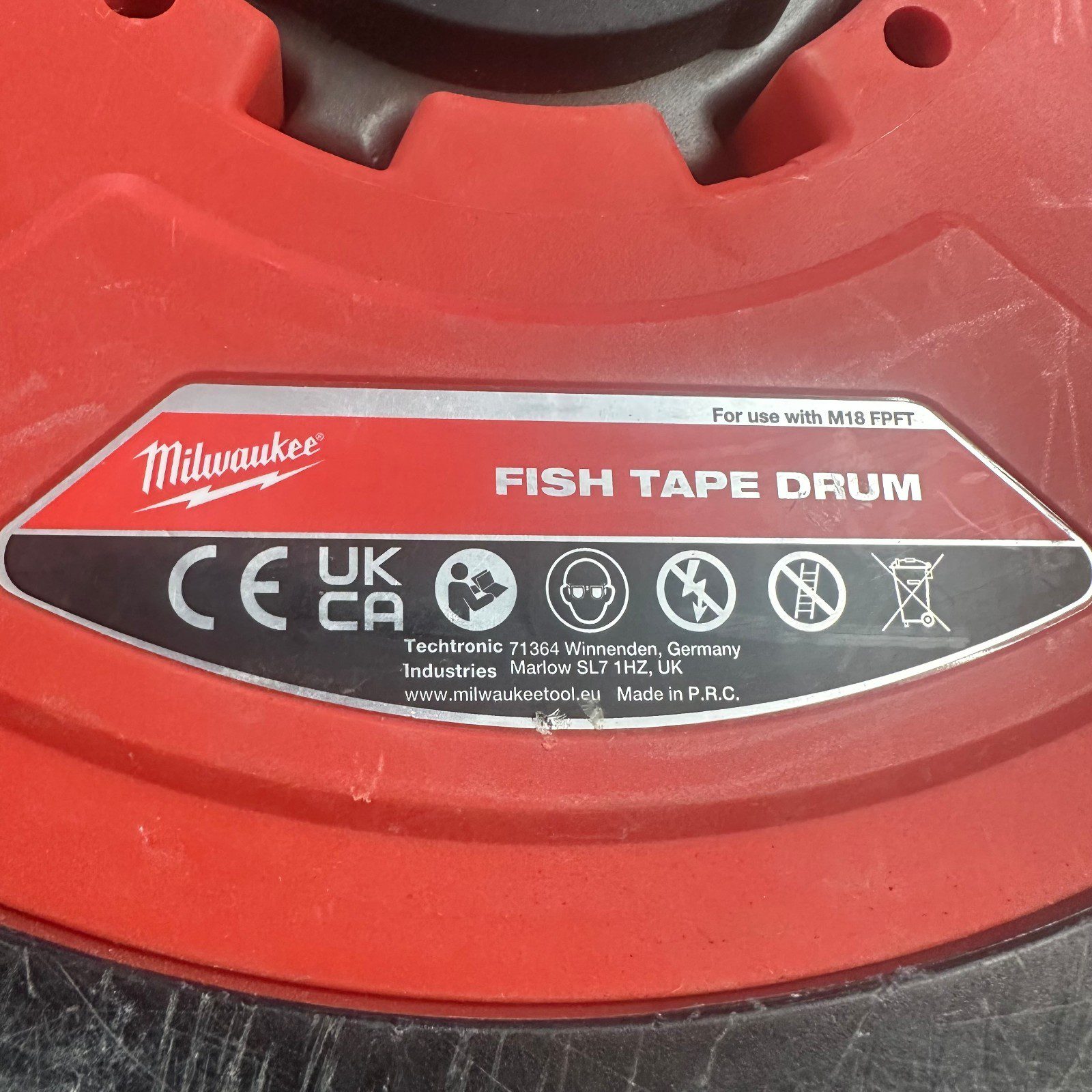 Milwaukee M18 FPFT Fish Tape Drum Accessory Used - Image 3