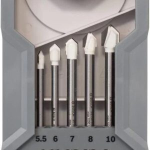 Bosch CYL-9 SoftCeramic Tile Drill Bit Set 5pc 5.5-10mm New