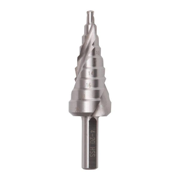 Erbauer 4-20mm Step Drill Bit HSS Cone Cutter New Retail Pack
