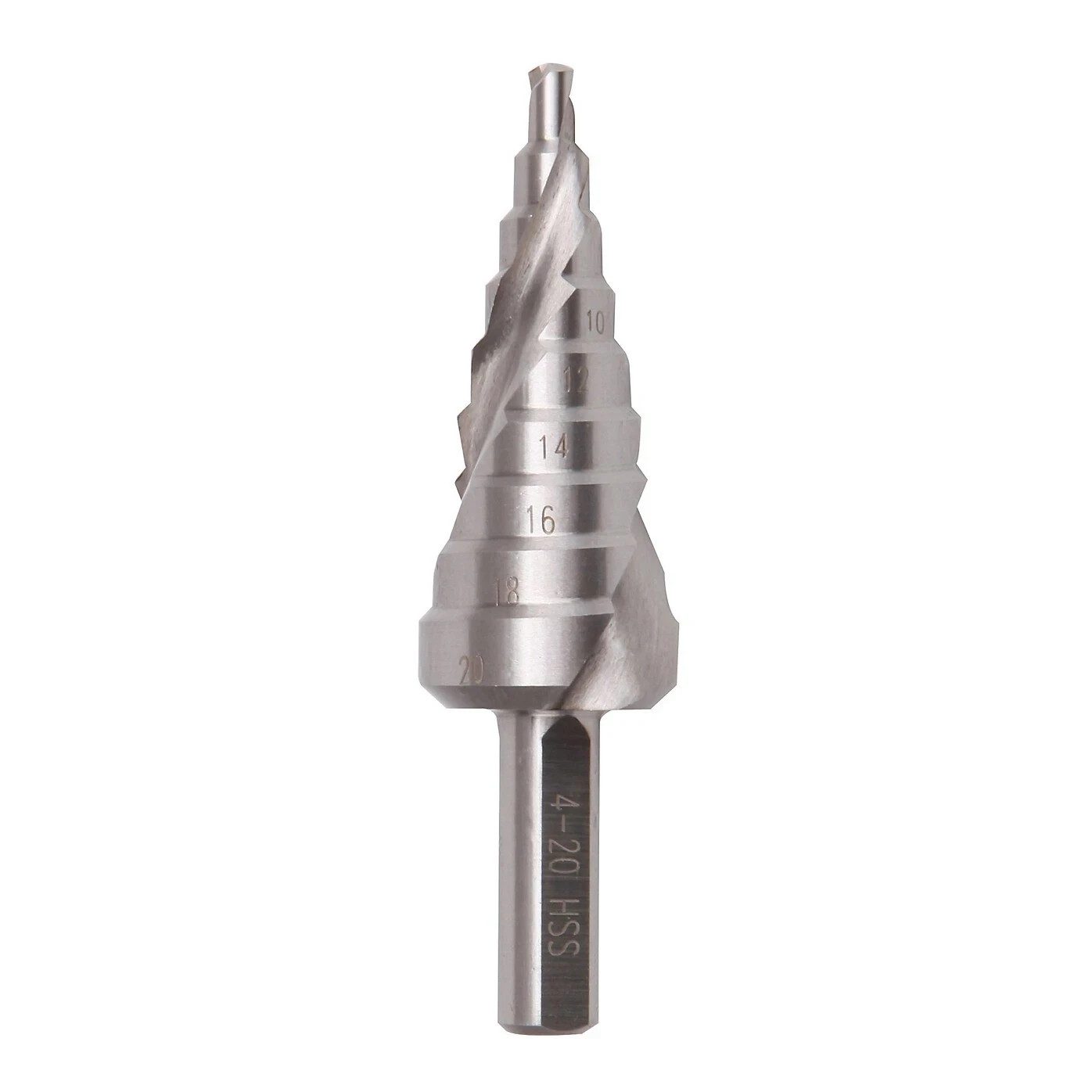 Erbauer 4-20mm Step Drill Bit HSS Cone Cutter New Retail Pack - Image 1