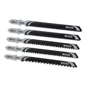 Stanley STA27025-XJ 5 Piece HCS Wood Jigsaw Blades U101B New Retail Pack