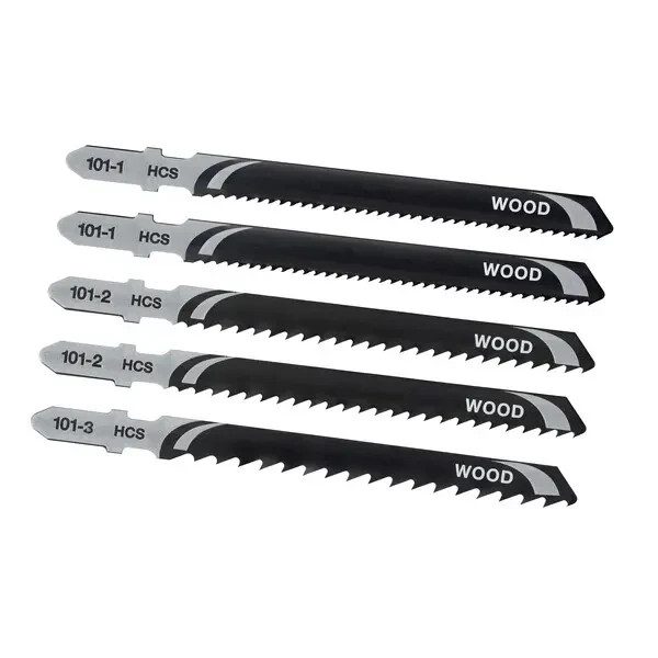 Stanley STA27025-XJ 5 Piece HCS Wood Jigsaw Blades U101B New Retail Pack