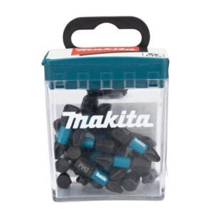 Makita E-12360 25 Piece 25mm Black Screwdriver Impact Rated Bit Set Philips PH2