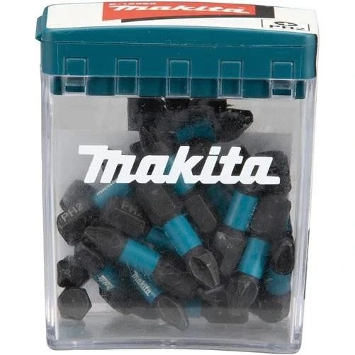 Makita E-12360 25 Piece 25mm Black Screwdriver Impact Rated Bit Set Philips PH2