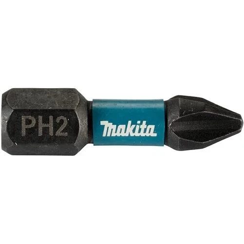 Makita E-12360 25 Piece 25mm Black Screwdriver Impact Rated Bit Set Philips PH2