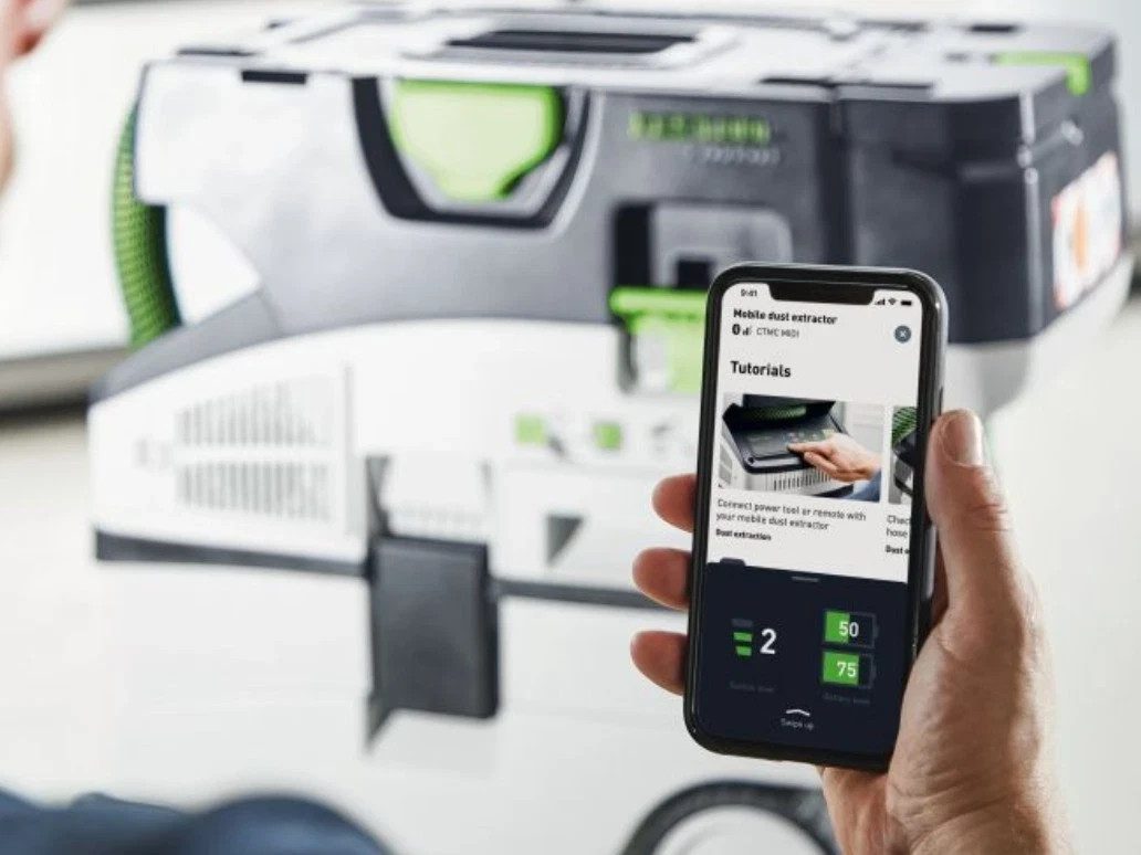 Festool CTLC MIDI I 18V Cordless Dust Extractor Vacuum Cleaner Original Box - Image 5