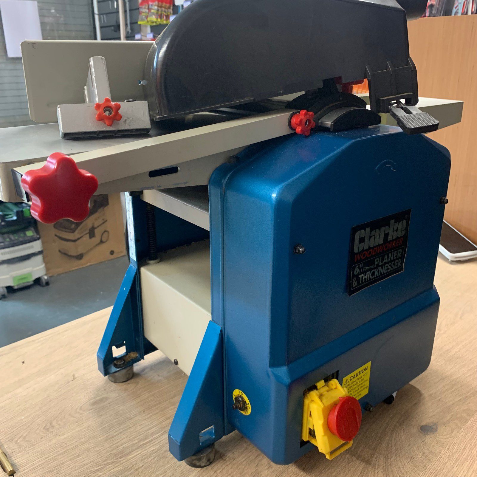 Clarke CPT-600 Planer Thicknesser 6in 150mm 230V Woodworker 1250W Benchtop Used - Image 1