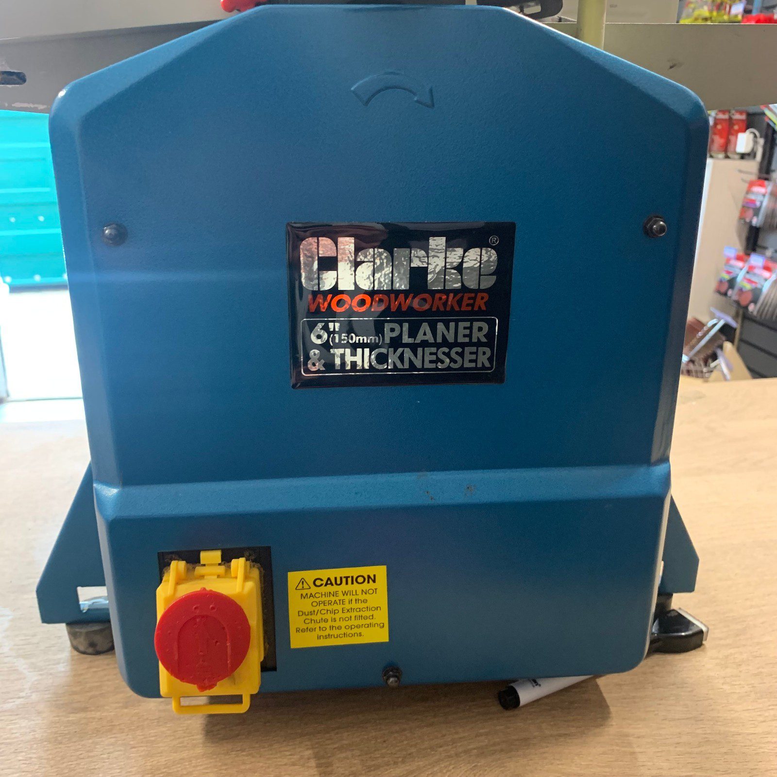 Clarke CPT-600 Planer Thicknesser 6in 150mm 230V Woodworker 1250W Benchtop Used - Image 4