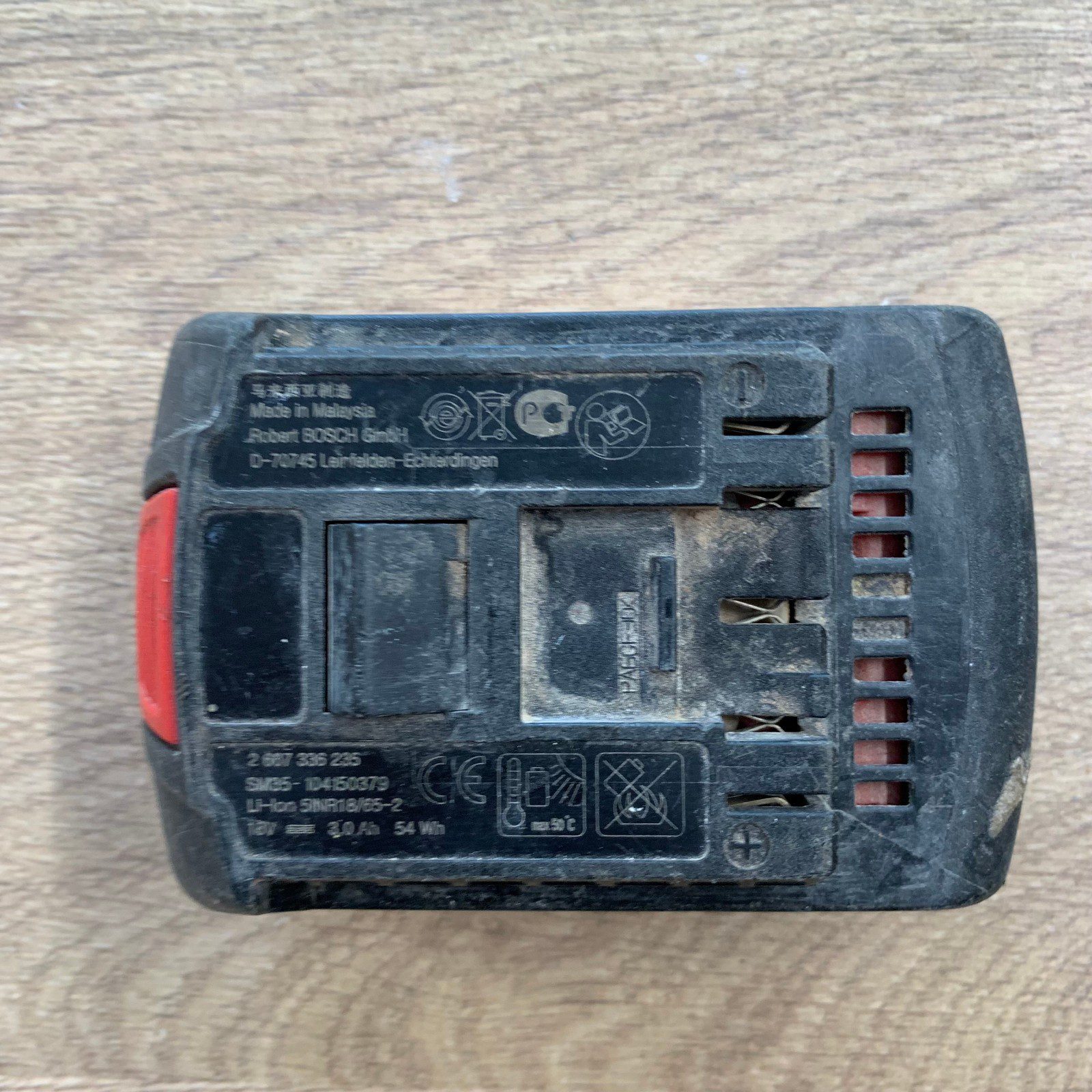 Bosch 18V 3.0Ah Premium Li-Ion Battery Pack 54Wh Used - Image 6