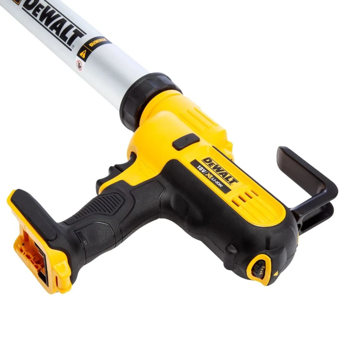 DeWalt DCE581N 18V XR Caulking Gun 300ml to 600ml Cartridge Sausage New Bare - Image 4